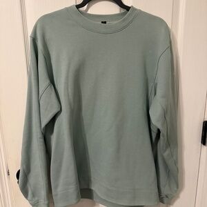 LULULEMON LONG SLEEVE STRUCTURED CREWNECK SWEATSHIRT MEDIUM